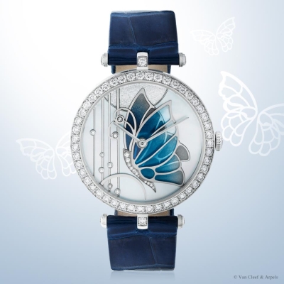 Van Cleef & Arpels Bleu Nuit Lady Arpels Papillon watch