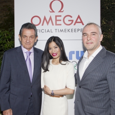 In London, a new ambassador of Omega was introduced - Vanessa Mae