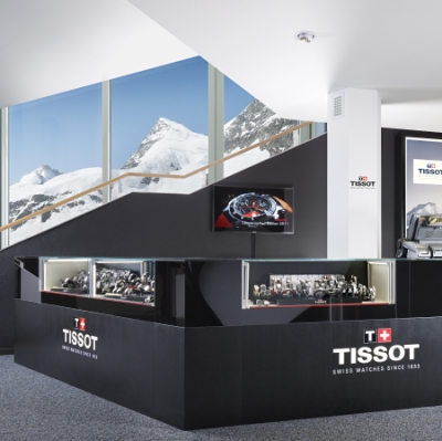 Tissot boutique on the mountain station Jungfraujoch