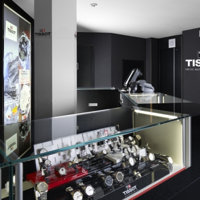 Tissot boutique on the mountain station Jungfraujoch