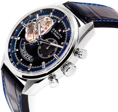 El Primero Chronomaster watch by Zenith for Watch Gallery