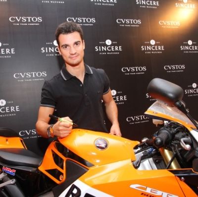 Malaysian Grand Prix Winner, Dani Pedrosa has introduced Cvstos Watches