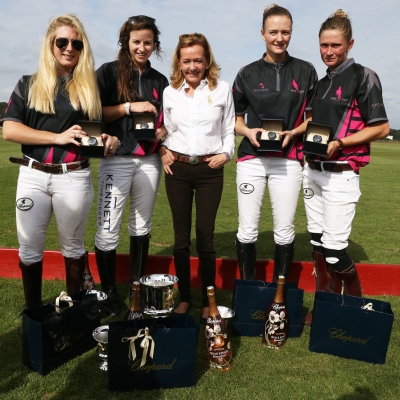 This year`s championship winner is the Why Not team - participants are awarded by Chopard watches