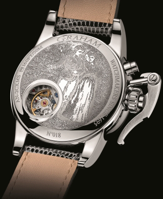 Graham Chronofighter 1695 Romantic watch caseback
