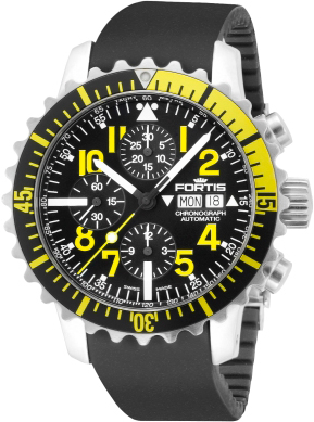 Fortis B-42 Marinemaster Chronograph Yellow watch