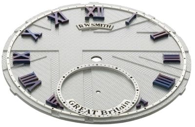 Dial of Great Britain watch by Roger Smith