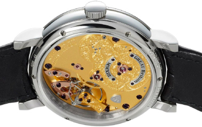 Caseback of Great Britain watch by Roger Smith