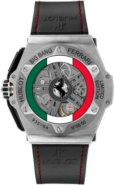 Hublot Big Bang Ferrari Mexico Limited Edition watch caseback
