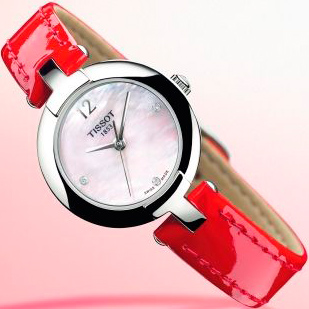 Pinky watch by Tissot for the Valentine`s Day