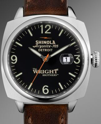 The Wright Brothers Limited Edition Timepiece by Shinola in honor of the Wright brothers