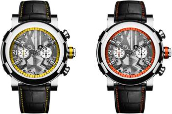 Steampunk Chrono Colours watches by RJ-Romain Jerome