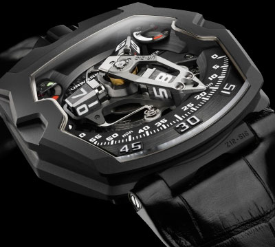 UR-210 AlTiN watch by Urwerk