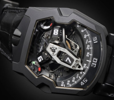 UR-210 AlTiN watch by Urwerk