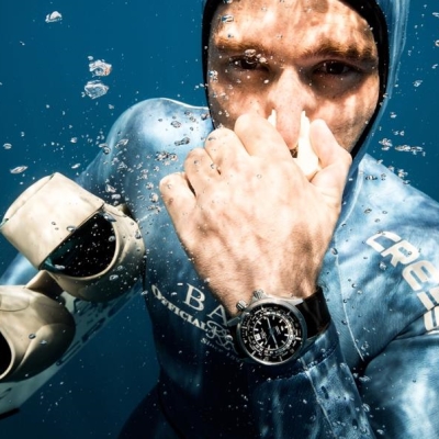 Freediver Guillaume Nery goes on record in the Ball watch