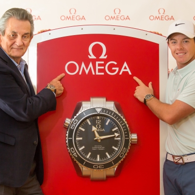Golfer Rory McIlroy - a partner of Omega