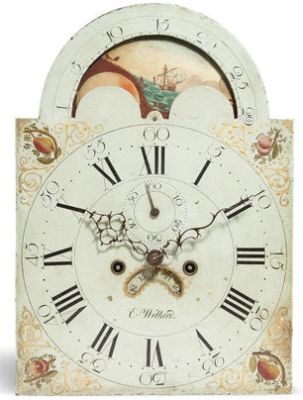 Dial of the 1790s clock