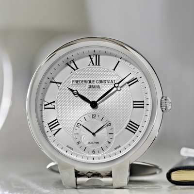 table clock by Frederique Constant