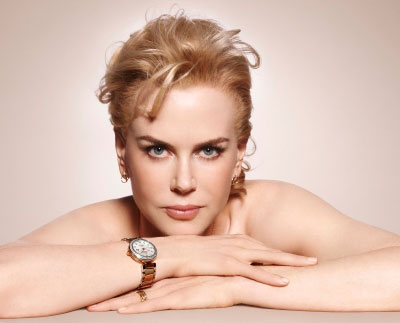 Nicole Kidman with Omega Ladymatic watch