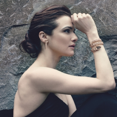 Bulgari presents a new ad campaign of Bulgari Serpenti watch collection with Rachel Weisz