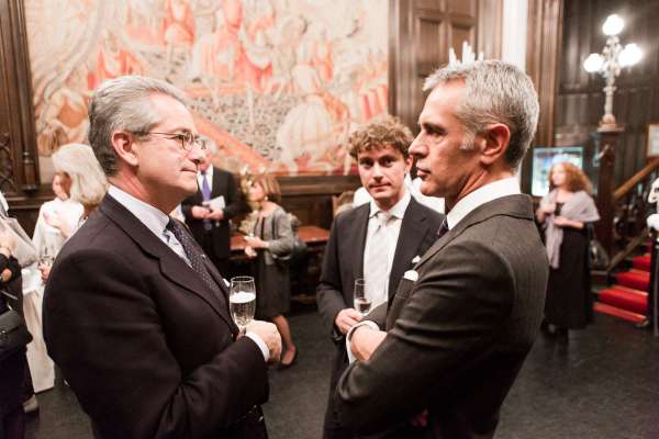 Italian Ambassador to Russia Antonio Zanardi Landi and Sergio Antonini