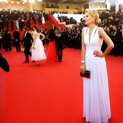 Renata Litvinova in Rado HyperChrome Glam Slam at the Cannes Film Festival