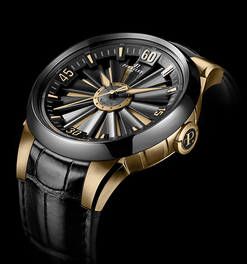  Perrelet Turbine Black & Gold Limited Edition Watch