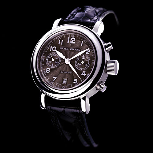 wristwatch George J von Burg Classic Aviator