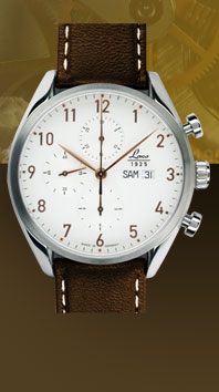 wristwatch Laco Valjoux 44 gold