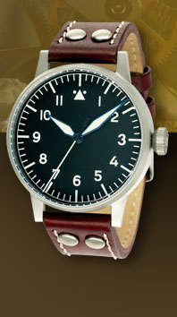 wristwatch Laco Pilot 45 Type A hand winding