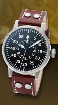 wristwatch Laco Pilot 45 Type A hand winding