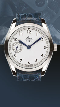 wristwatch Laco Navy 44 white