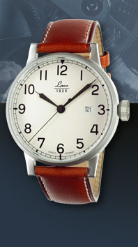 wristwatch Laco Navy 42 cream