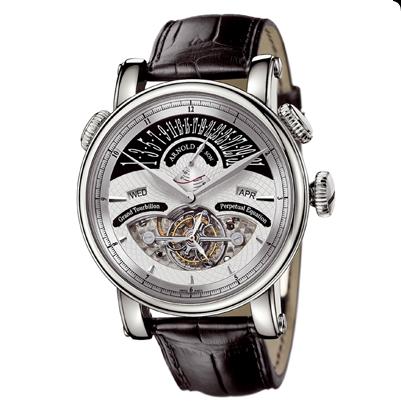 wristwatch Arnold & Son White gold silver dial