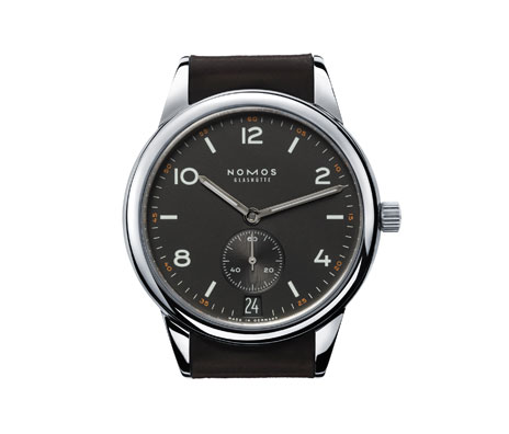 wristwatch Nomos Club Automat Datum dunkel