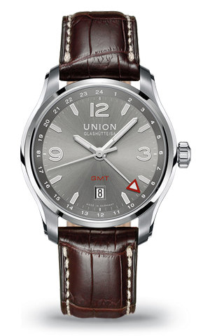 wristwatch Union Glashutte GMT