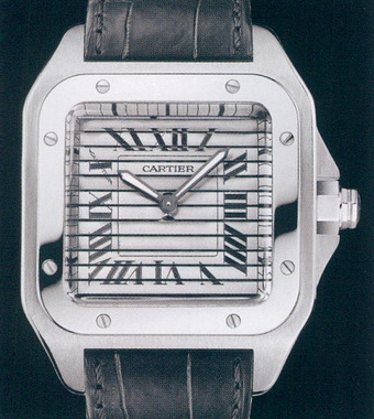 wristwatch Cartier Santos Triple 100
