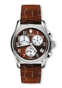 wristwatch Victorinox Swiss Army Chrono Classic Lady Diamonds