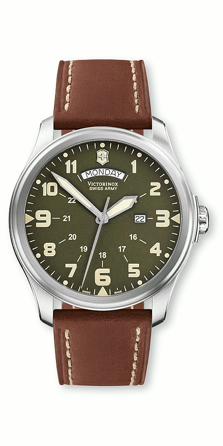 wristwatch Victorinox Swiss Army Infantry Vintage Day & Date