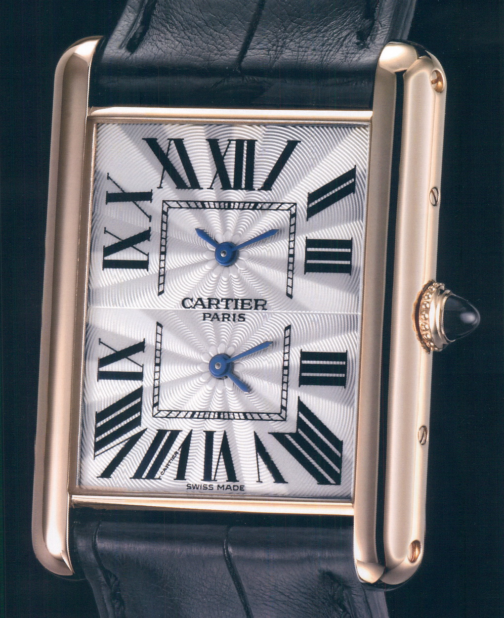 wristwatch Cartier Tank Louis Cartier XL 2 Timezone