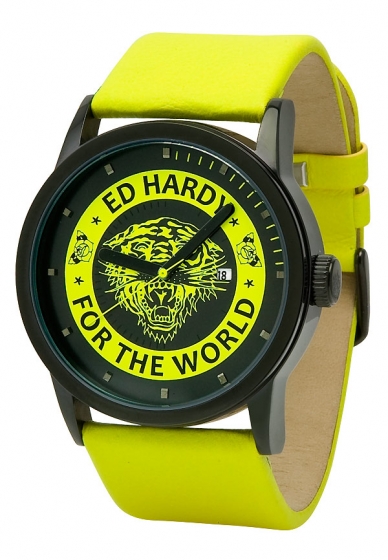 wristwatch Ed Hardy For The World Tiger Punked