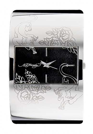 wristwatch Ed Hardy Panther And Roses Icon