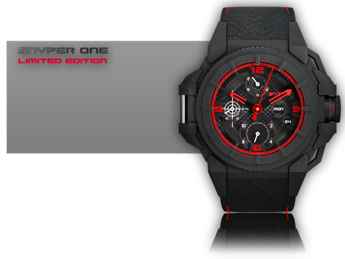 wristwatch Snyper SNYPER ONE RED LIMITED EDITION