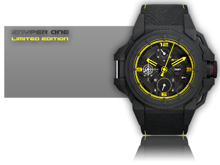 wristwatch Snyper SNYPER ONE YELLOW LIMITED EDITION