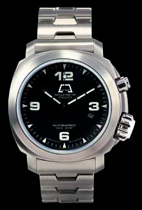 wristwatch Anonimo Firenze Millemetri Polluce steel bracelet
