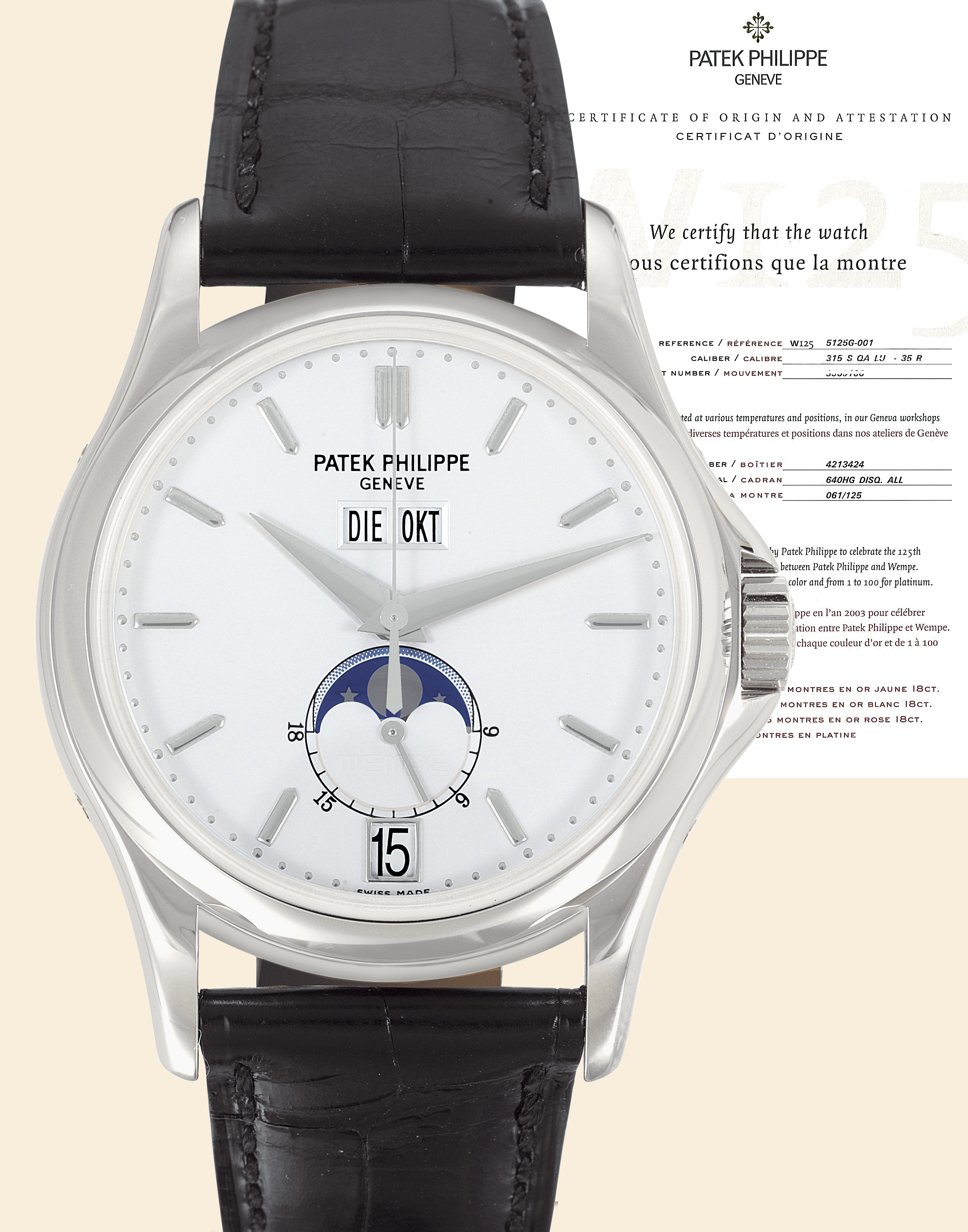 wristwatch Patek Philippe ANNUAL CALENDAR