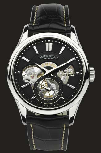 wristwatch Armand Nicolet Black Dial