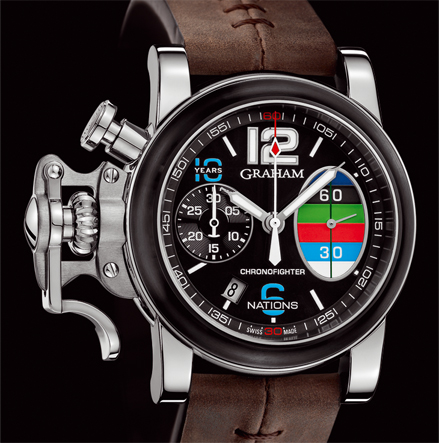 wristwatch Graham CHRONOFIGHTER R.A.C. 6 NATIONS CELEBRATIONS