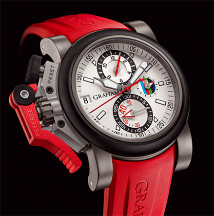 wristwatch Graham CHRONOFIGHTER OVERSIZE REFEREE - WHITE DIAL