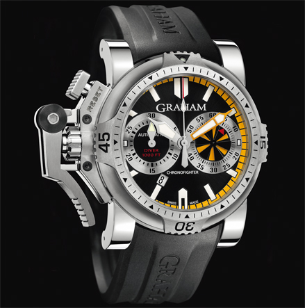 wristwatch Graham Chronofighter Oversize DIVER TURBO