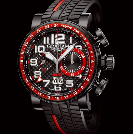 wristwatch Graham Silverstone Stowe GMT Red